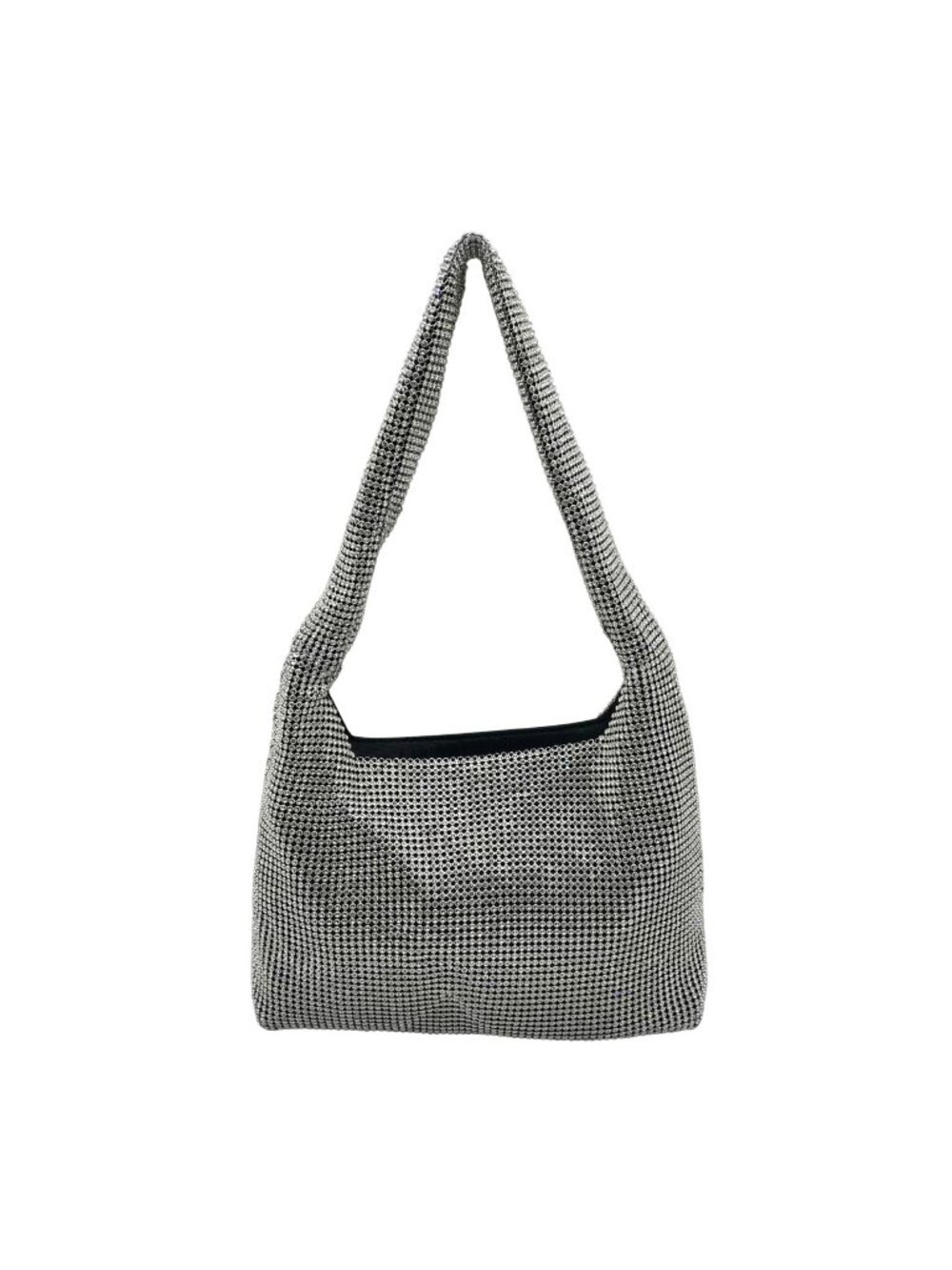 Aqua Maeve Reilly Silver Crystal Shoulder Bag